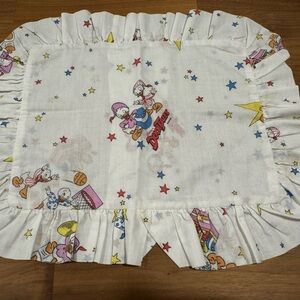 Vintage Disney Duck Tales ruffle pillow case